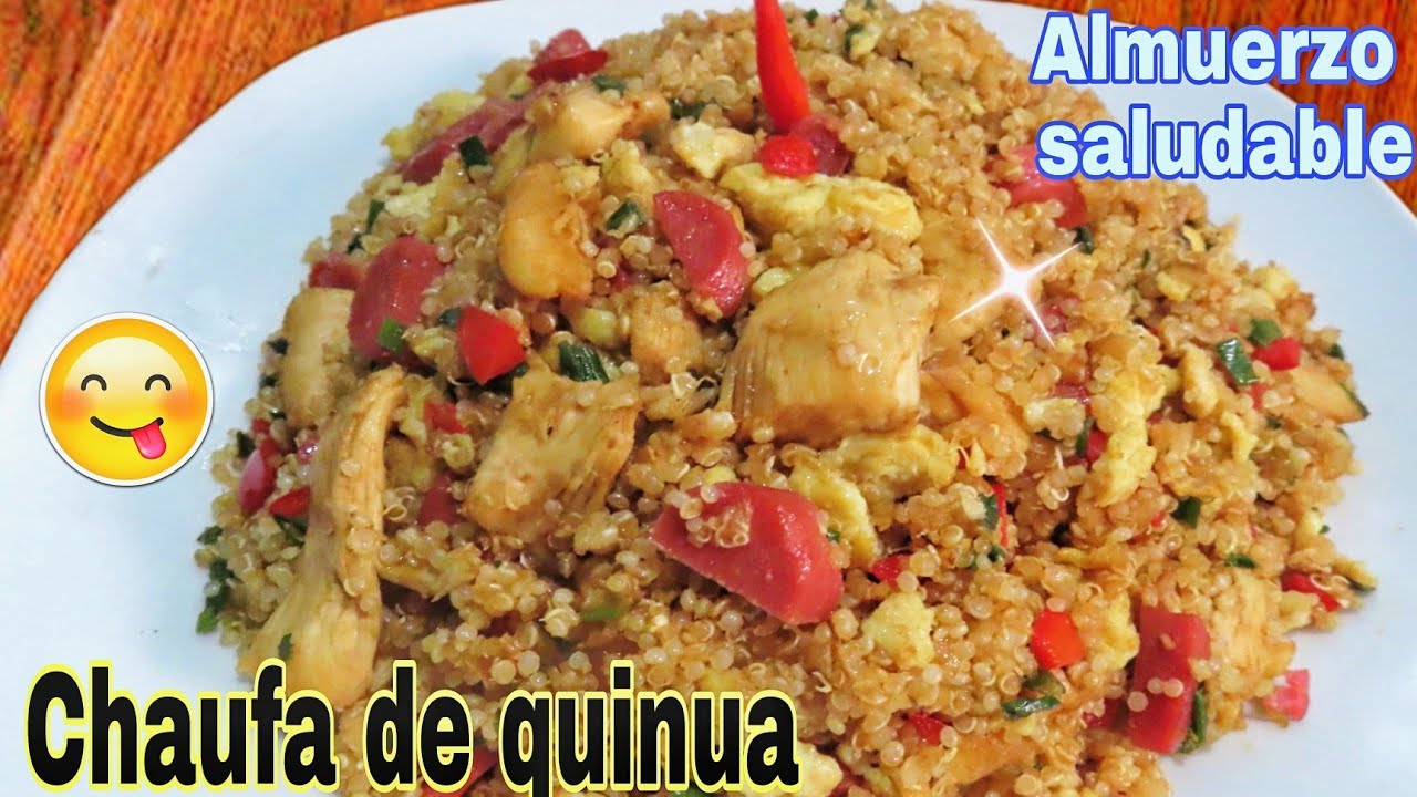 Hoy preparé Chaufa de Quinoa -Quinua con pollo Fácil Rico y Nutritivo /Sabor chifa