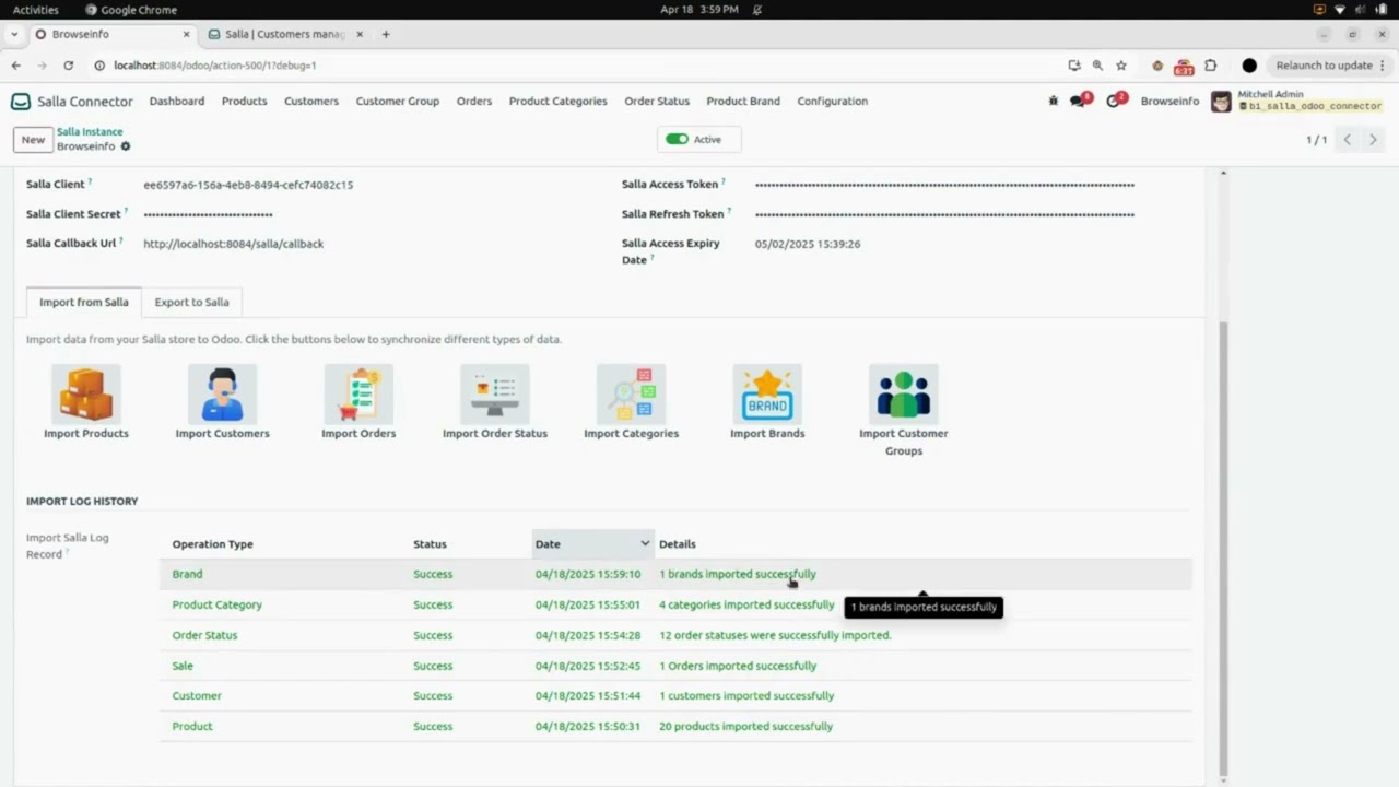 How to Connect Odoo with Salla | Salla Odoo Integration | Odoo Salla Bridge