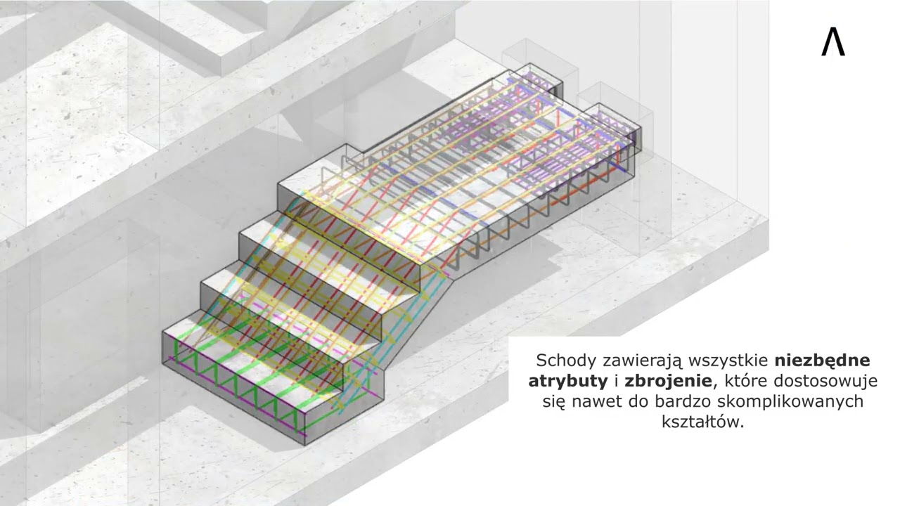 Allplan Precast 2023 - OPRACOWANIE PROJEKTU SCHODÓW Z UŻYCIEM FUNKCJI „SMART CONVERTER”