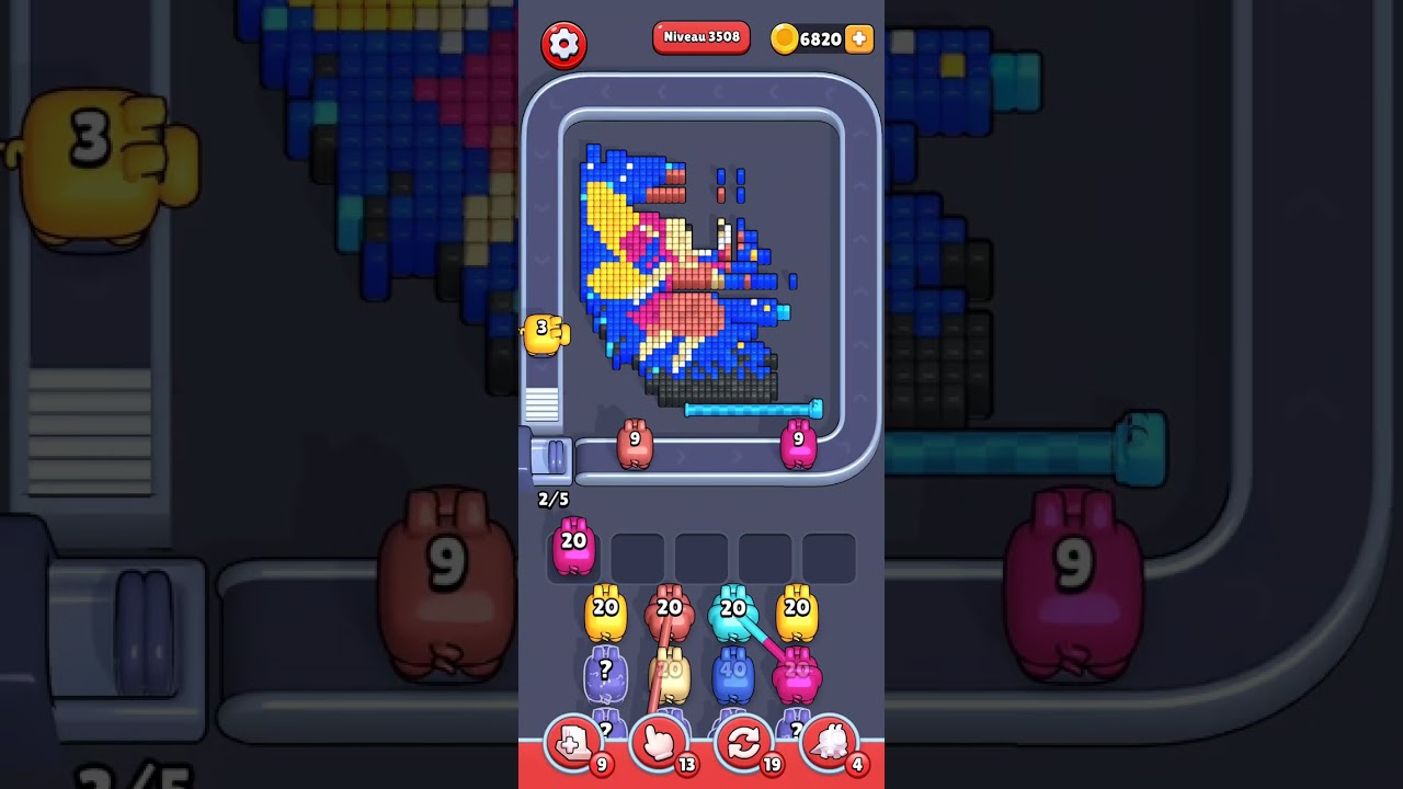 Pixel Flow Level 3508 Very Hard - The one with the fairy