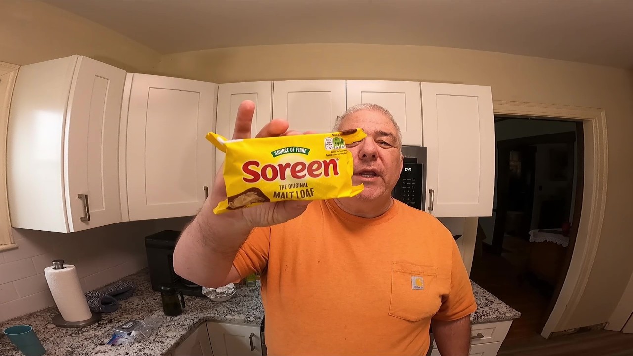 Eating Soreen Malt Loaf for the first time