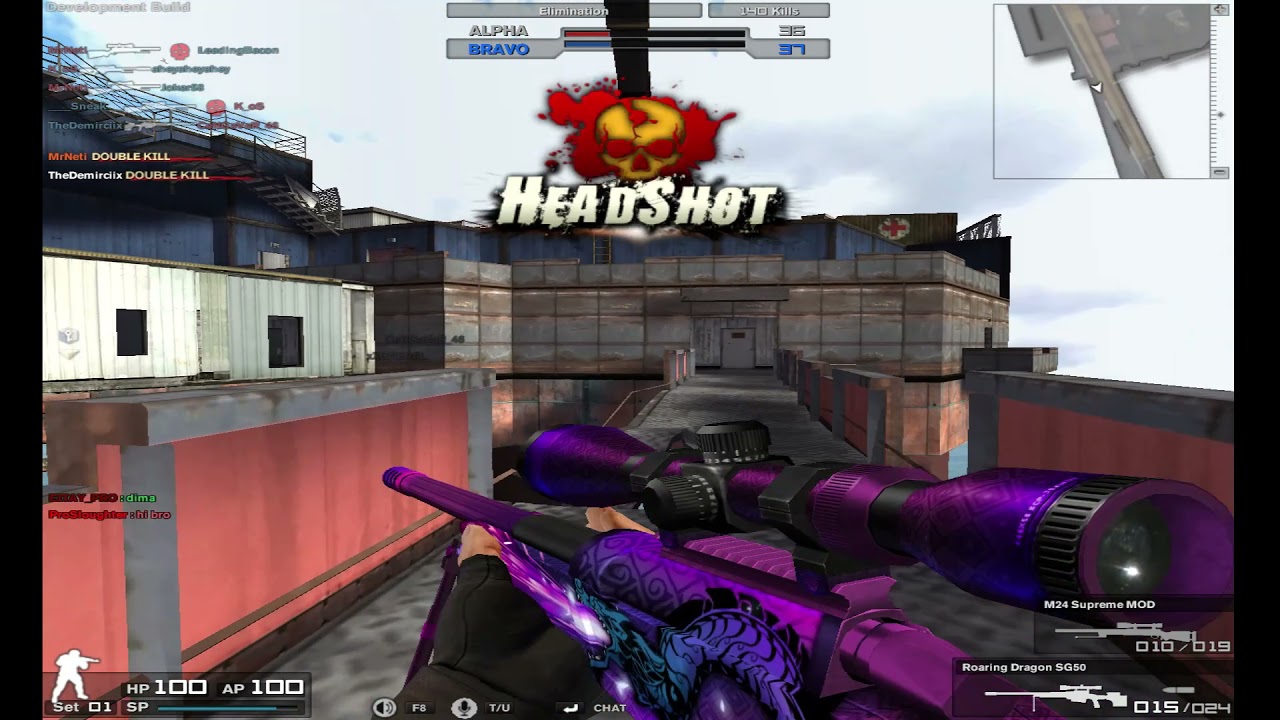 Combat Arms - 63 Kills = oil rig - Sniper only - ____Sneak___