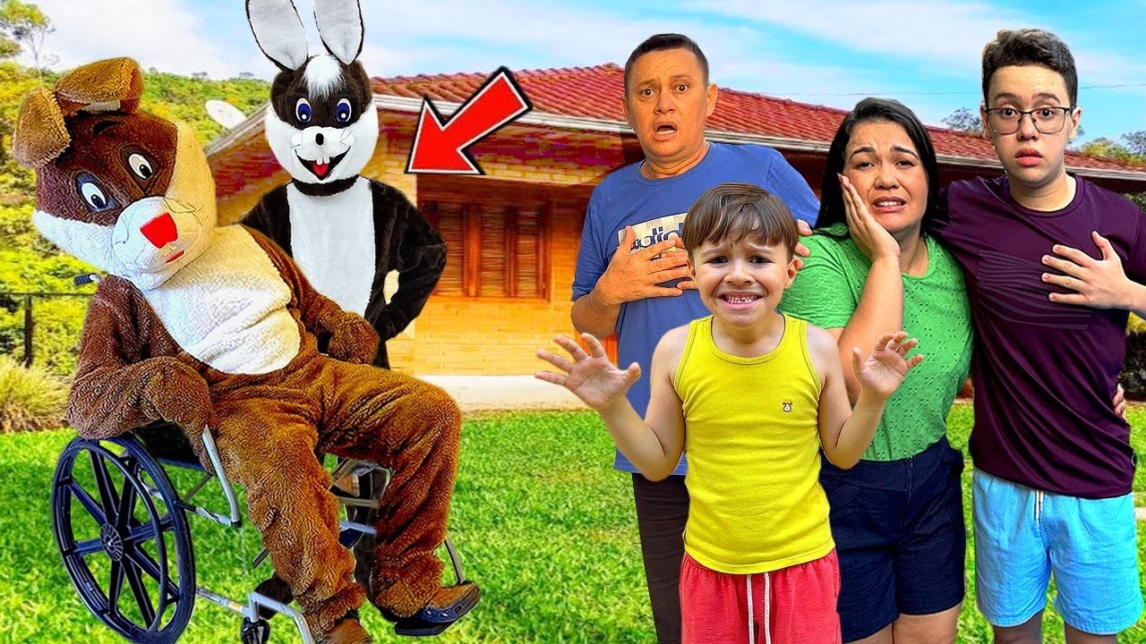 O COELHO MALVADÃO - INVADIU A CASA DE CADEIRAS DE RODAS! E OUTRAS HISTÓRIAS - VAMOS DERROTAR ELES!