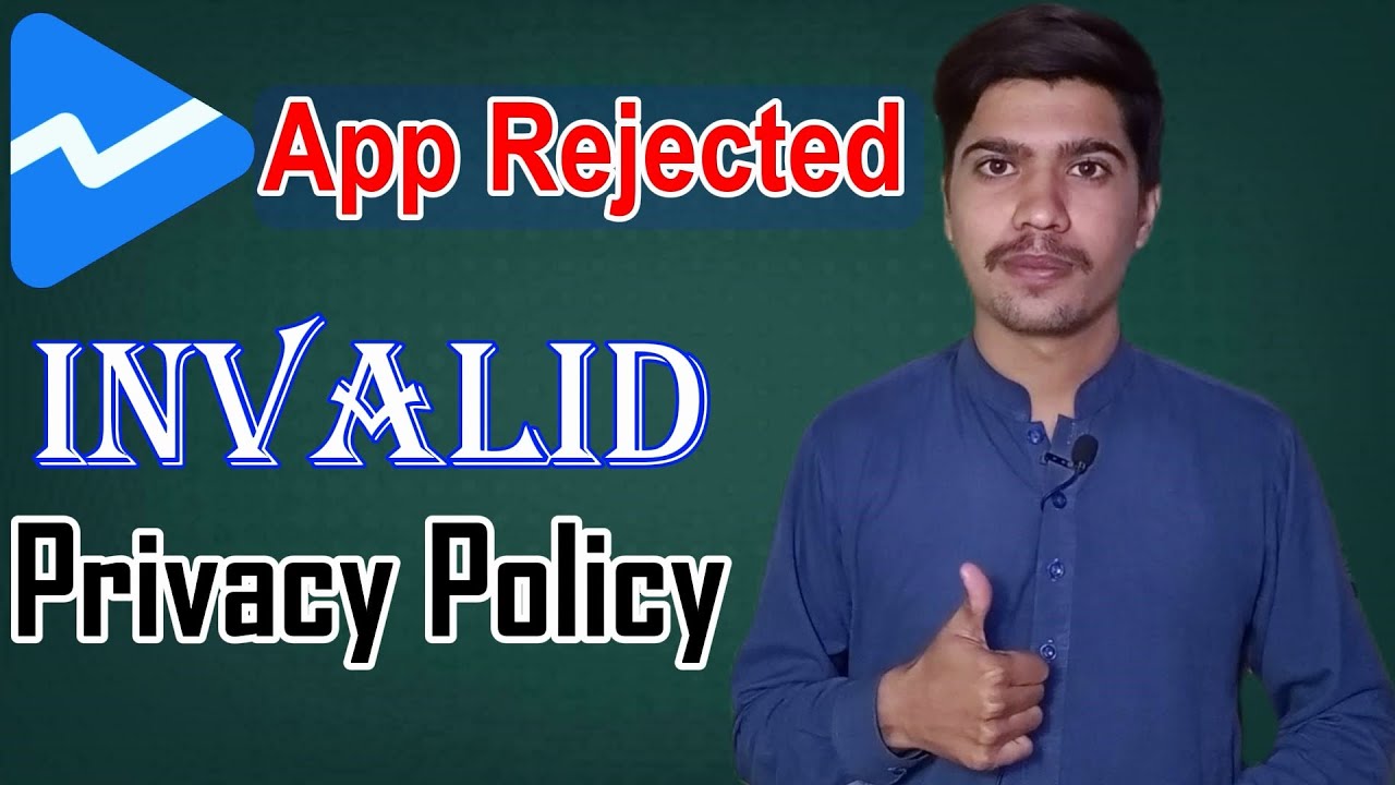 How to Solve App Reject Due to Privacy Policy - Privacy Policy For Mobile App