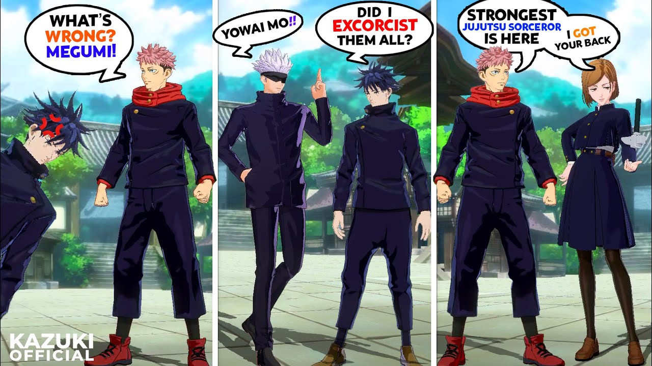ITADORI WELCOMES GOJO AS SENSEI | JUJUTSU KAISEN COLLAB SKIN VOICELINES | MLBB