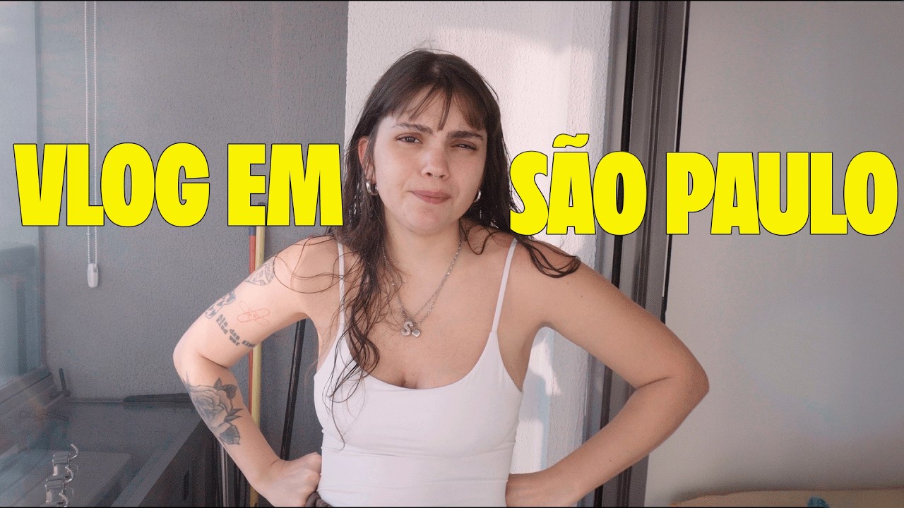 S&Atilde;O PAULO VLOG 💌 N&atilde;o Conseguir Ficar Parada, Trabalho com Cinema e Itens para Casa