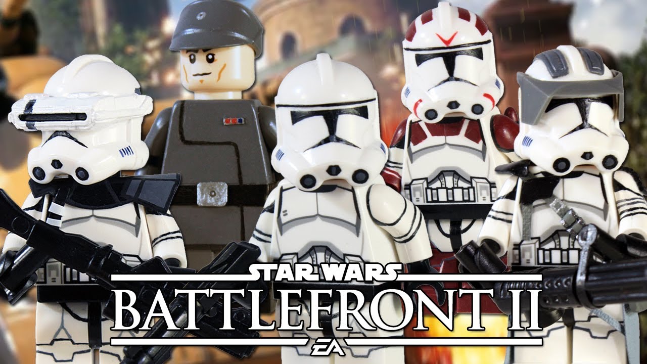 Custom LEGO Star Wars Battlefront II: Republic Clone Troopers