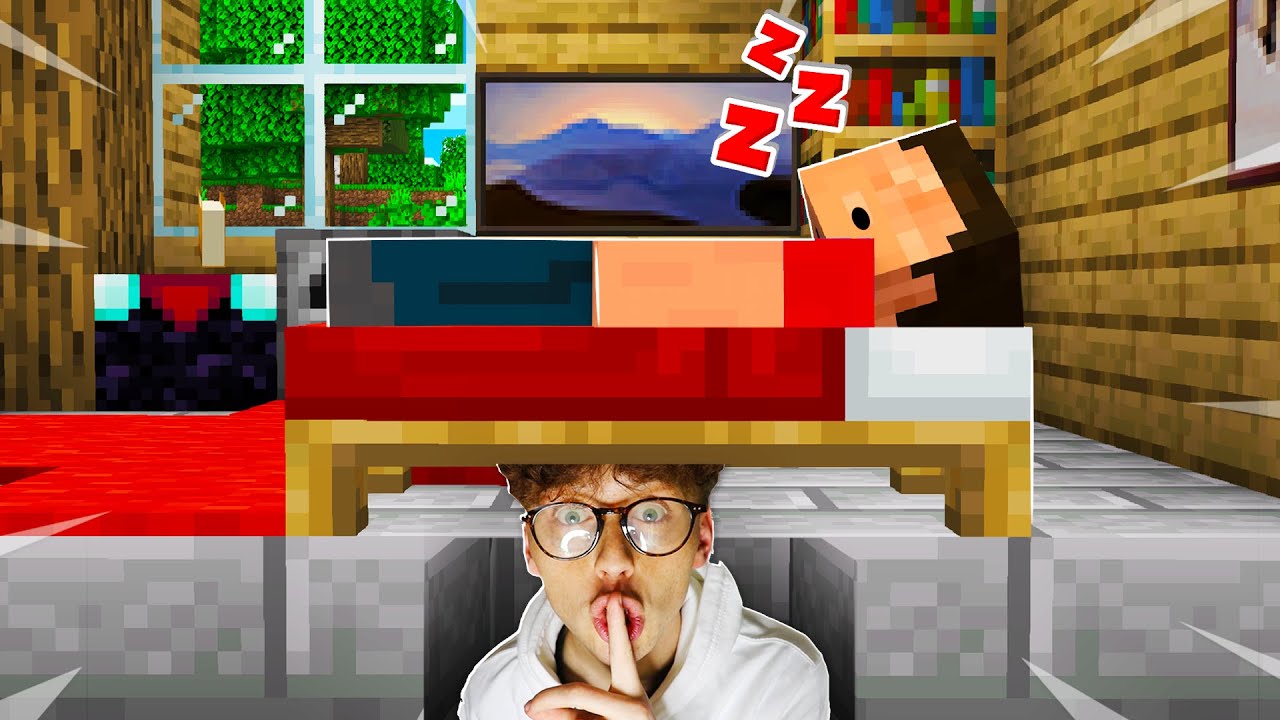 Я провёл 24 часа в Minecraft-доме Большого Брата! (Он понятия не имел...)