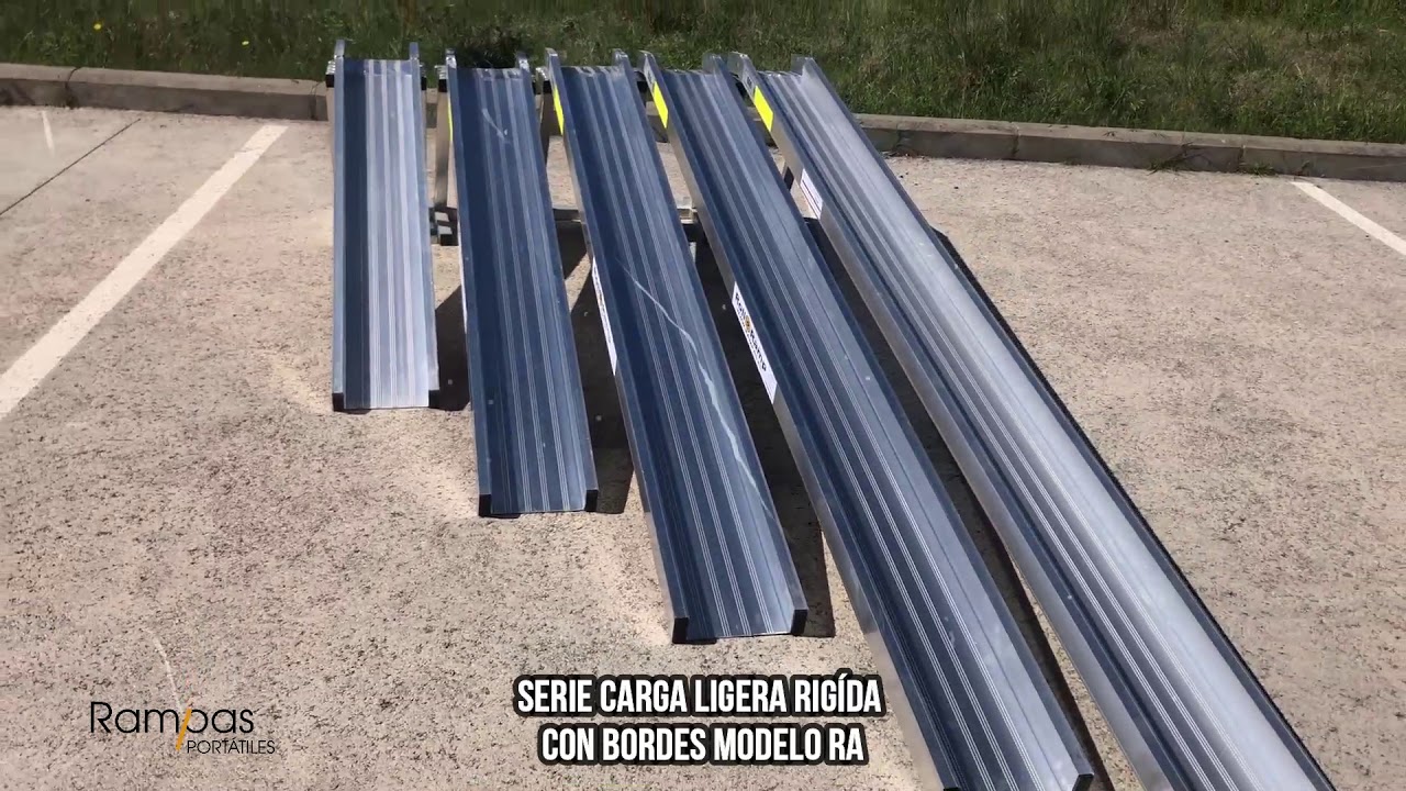 Rampas carga ligera con doble borde  modelo RA