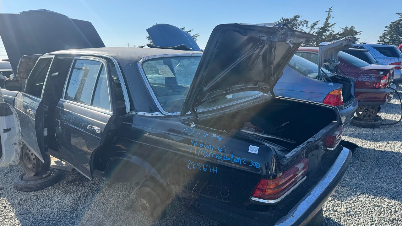 Moss Landing Picknpull Tour of New Arrivals: Mercedes-Benz W123, BMW E36 Vert