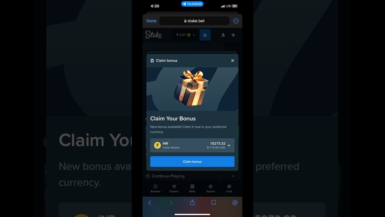 Stake monthly bonus  