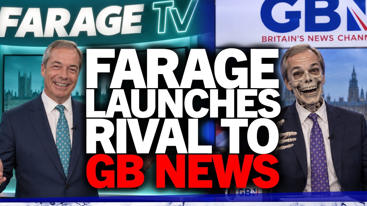 GB News в шоке: Найджел Фарадж запускает на YouTube канал-конкурент Farage TV при поддержке Refor...