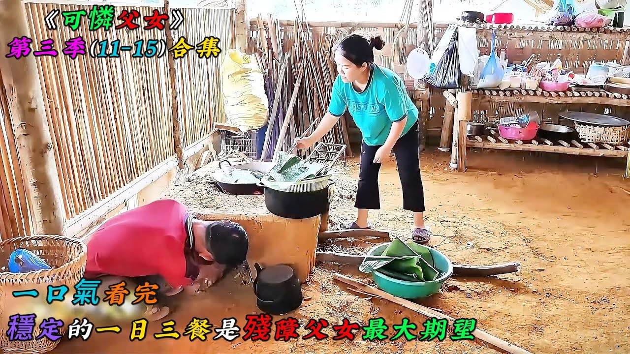一口氣看完，穩定的一日三餐是殘障父女最大期望《可憐父女》第三季（11-15）合集