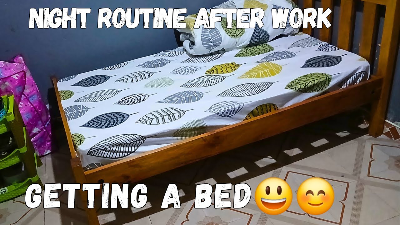 Living alone diaries/simple life in a single room/finally getting a bed 