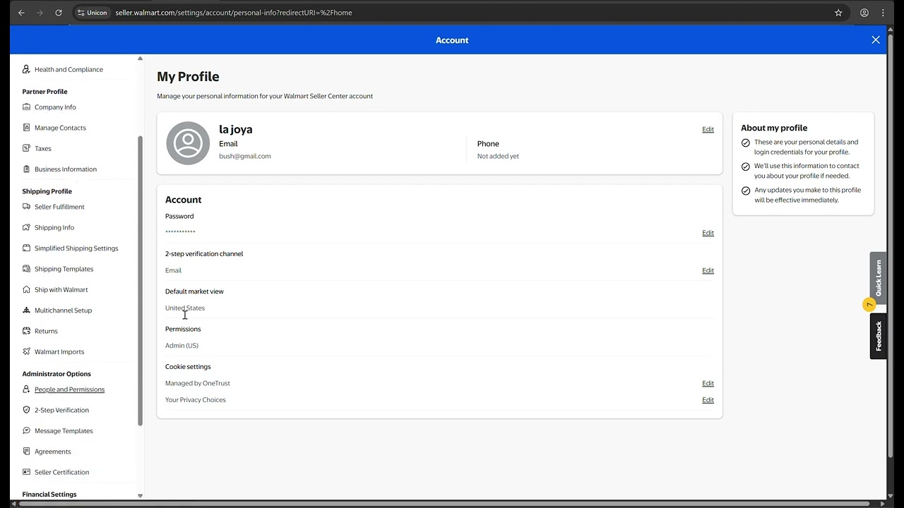 How to Add User or Child Access in Walmart Seller Central (Step-by-Step)