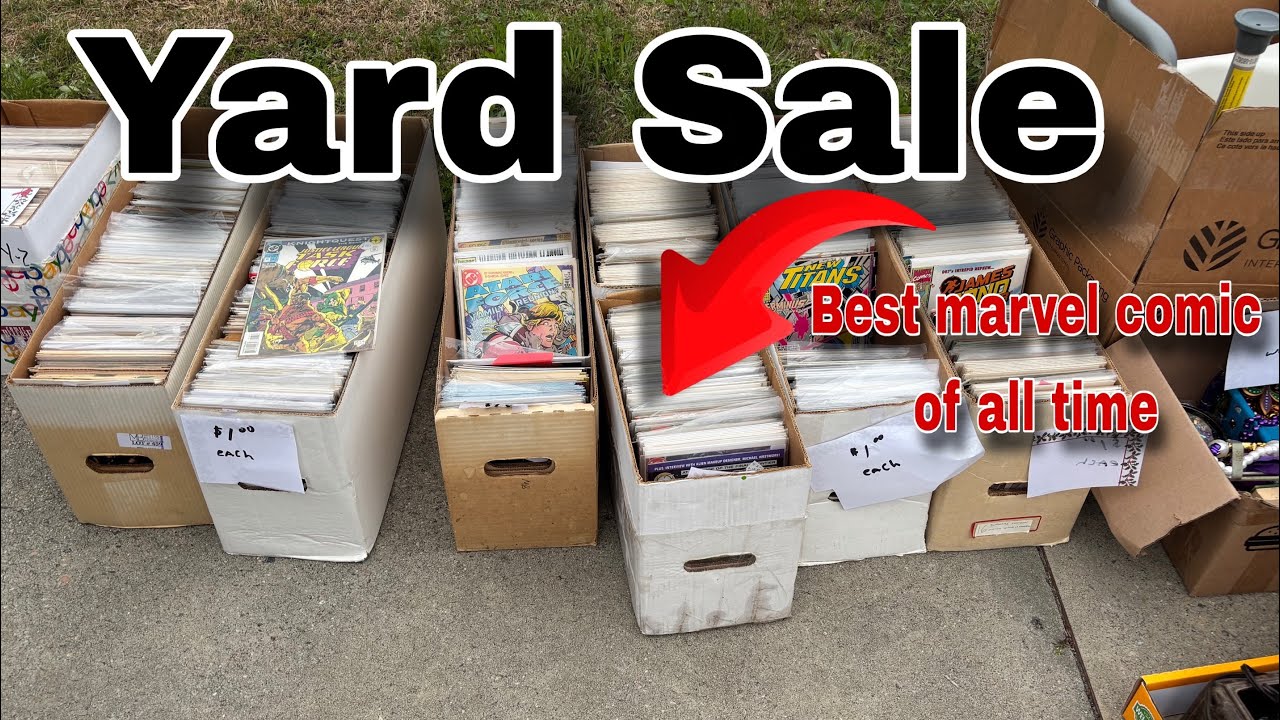 Я нашла ЛУЧШИЙ комикс Marvel, но&hellip; на этой распродаже во дворе.