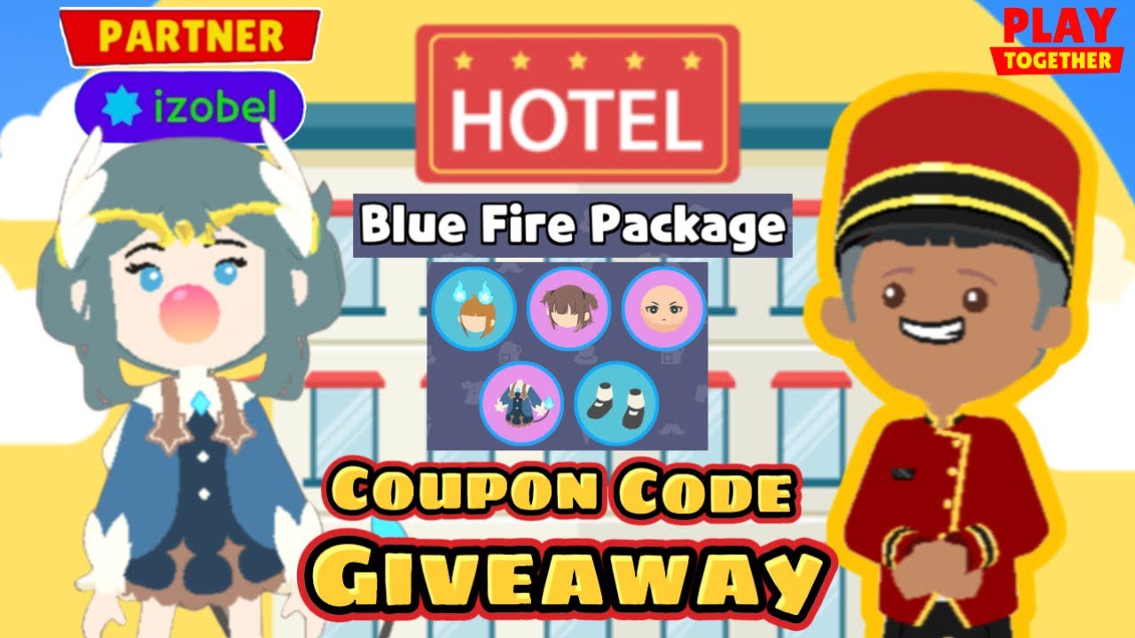 COUPON CODE GIVEAWAY | NEW 5 STAR HOTEL & SPA | UNBOXING BLUE FIRE PACKAGE | PLAY TOGETHER | izobel