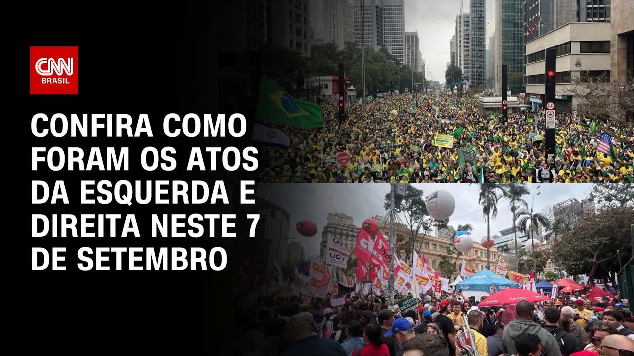 Manifestações da direita e da esquerda marcam o 7 de Setembro | CNN PRIME TIME