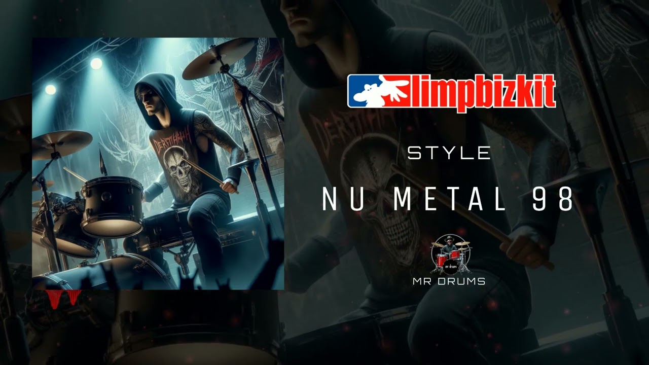 Nu Metal Drum Track | Limp Bizkit Style | 94 BPM