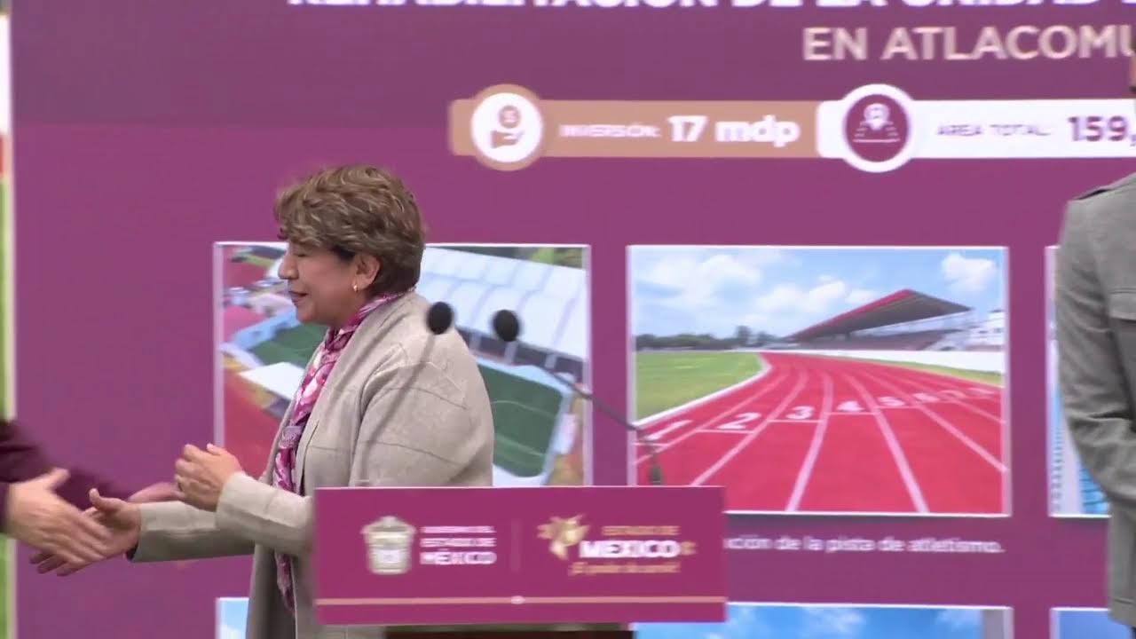 #ENVIVO | Entrega de la Rehabilitación de la Unidad Deportiva Las Fuentes, en #Atlacomulco.