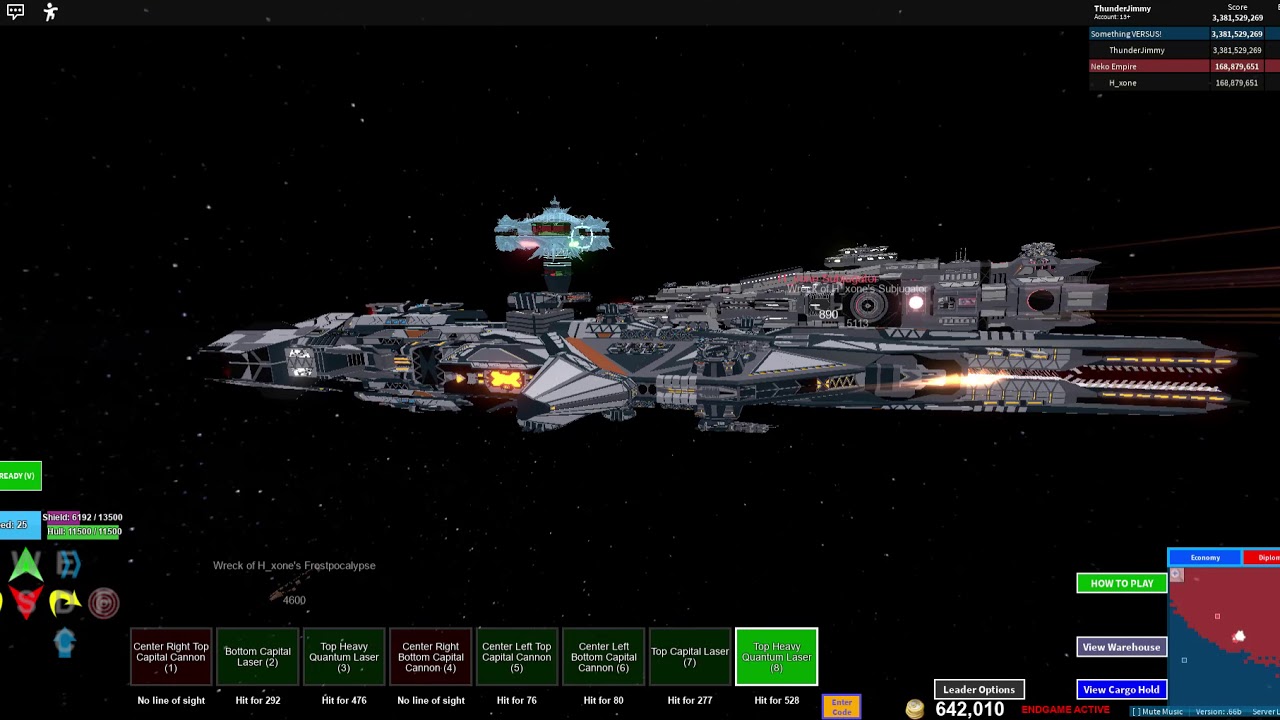 Hyperion VS Subjugator: Roblox Galaxy | Something VERSUS!