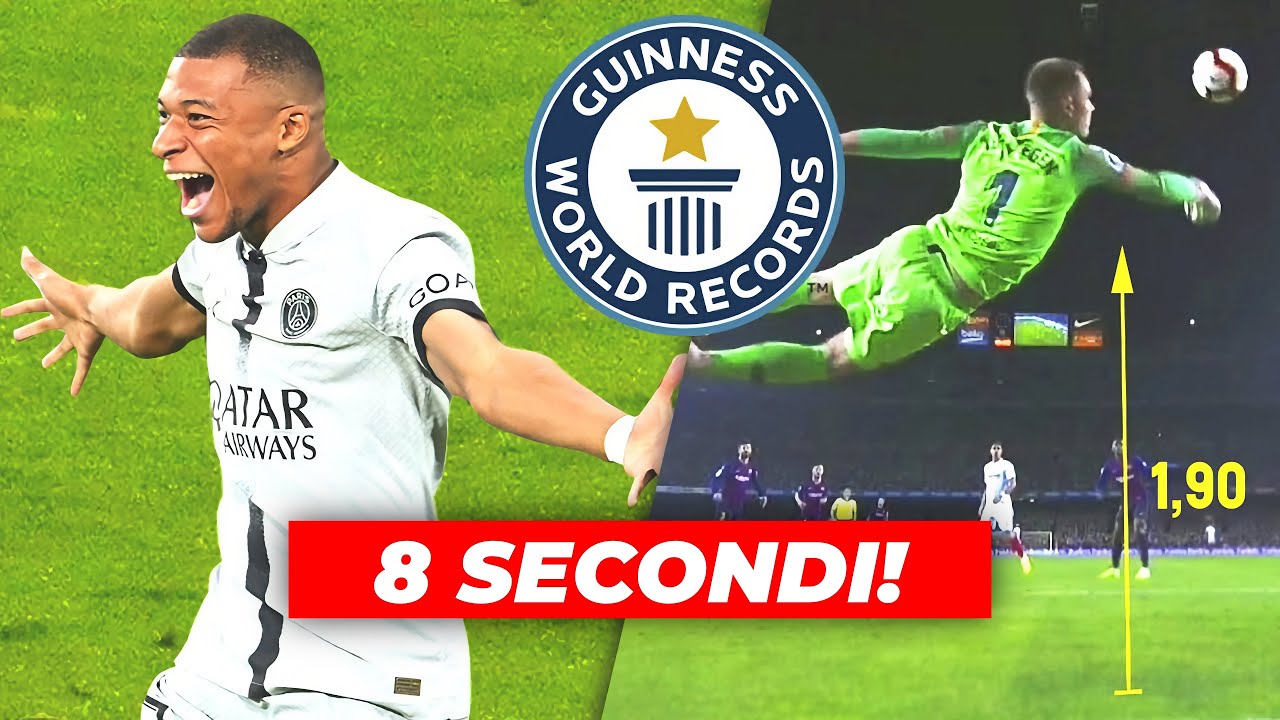 I record pi&ugrave; incredibili del calcio!