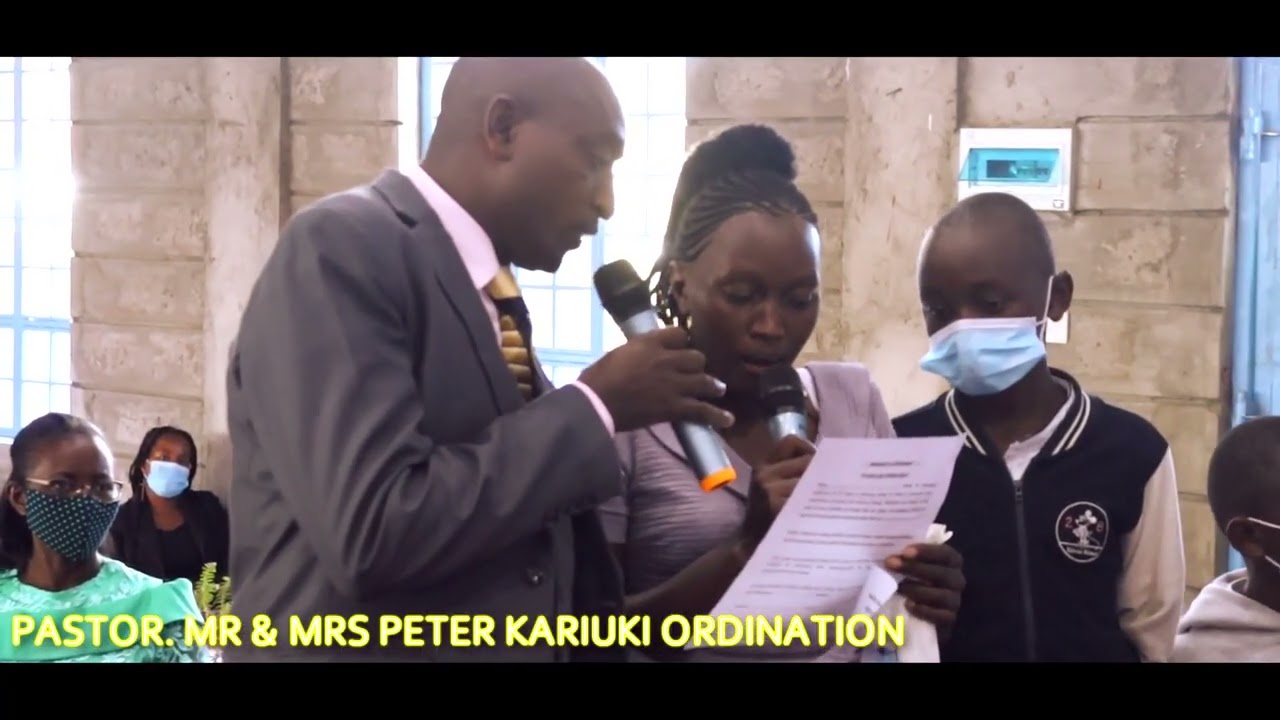 Pastor Mr & Mrs Peter Kariuki Ordination