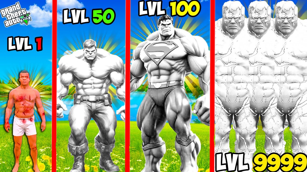 FRANKLIN Growing BIGGEST ALL FATHER WHITE GOD HULK In GTA 5!