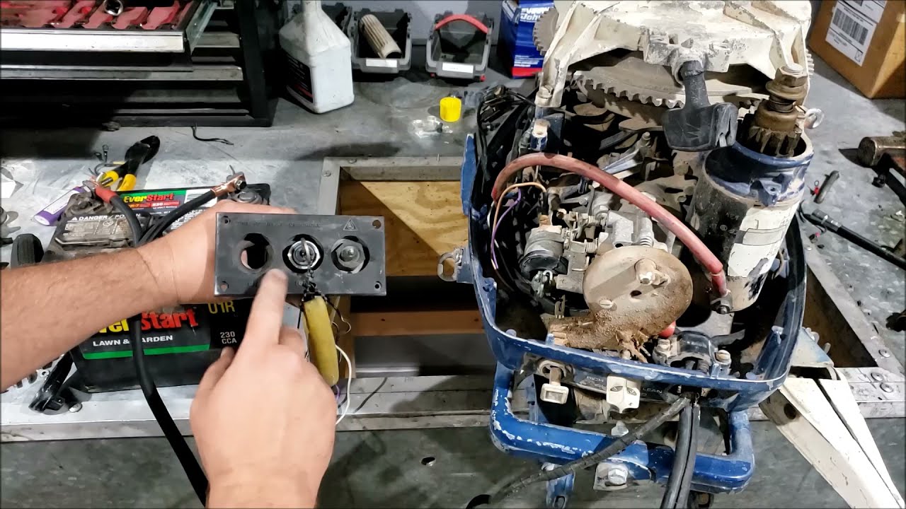 Wiring a 1976 and Prior 18, 20, 25 HP Electric Start Outboard