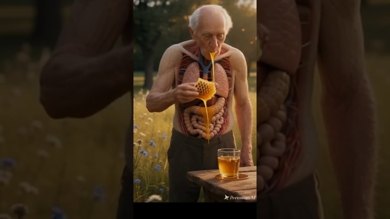 The Healing Properties of Honey#shortvideo#healthfood #3danimation #medicalcondition#foodstyle