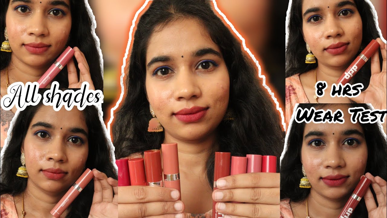 Mars Drip Mist Review | All shades swatched | 8 hrs wear test | Tamil