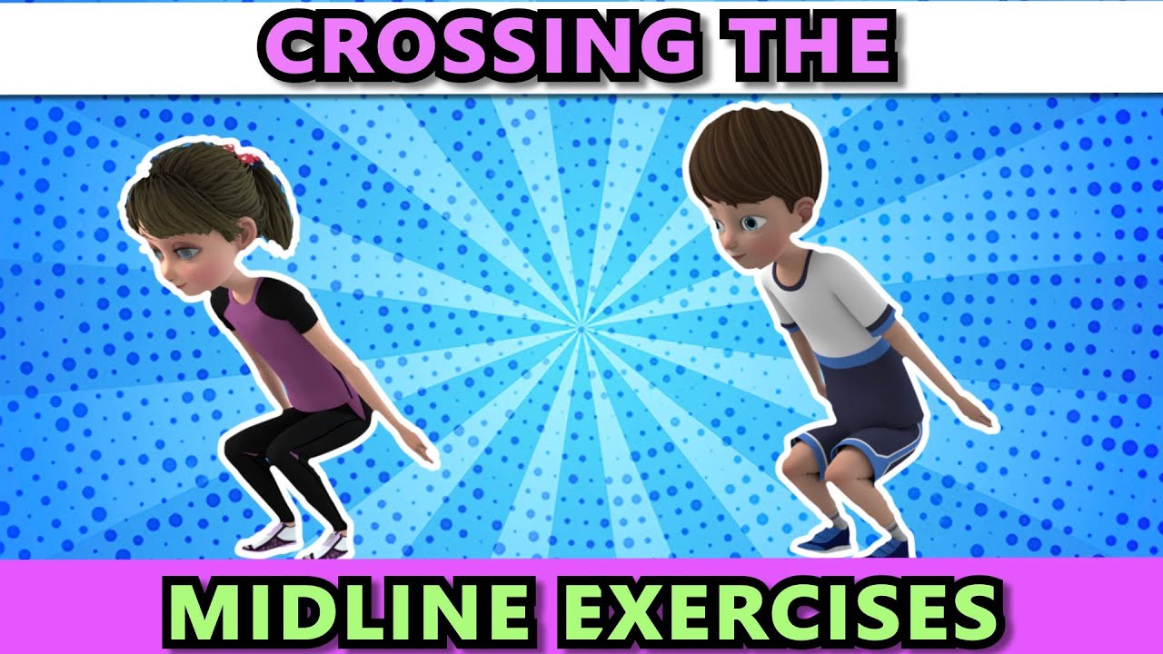 CROSSING THE MIDLINE EXERCISES FOR KIDS - BEGINNER WORKOUT  | Kids Exercise