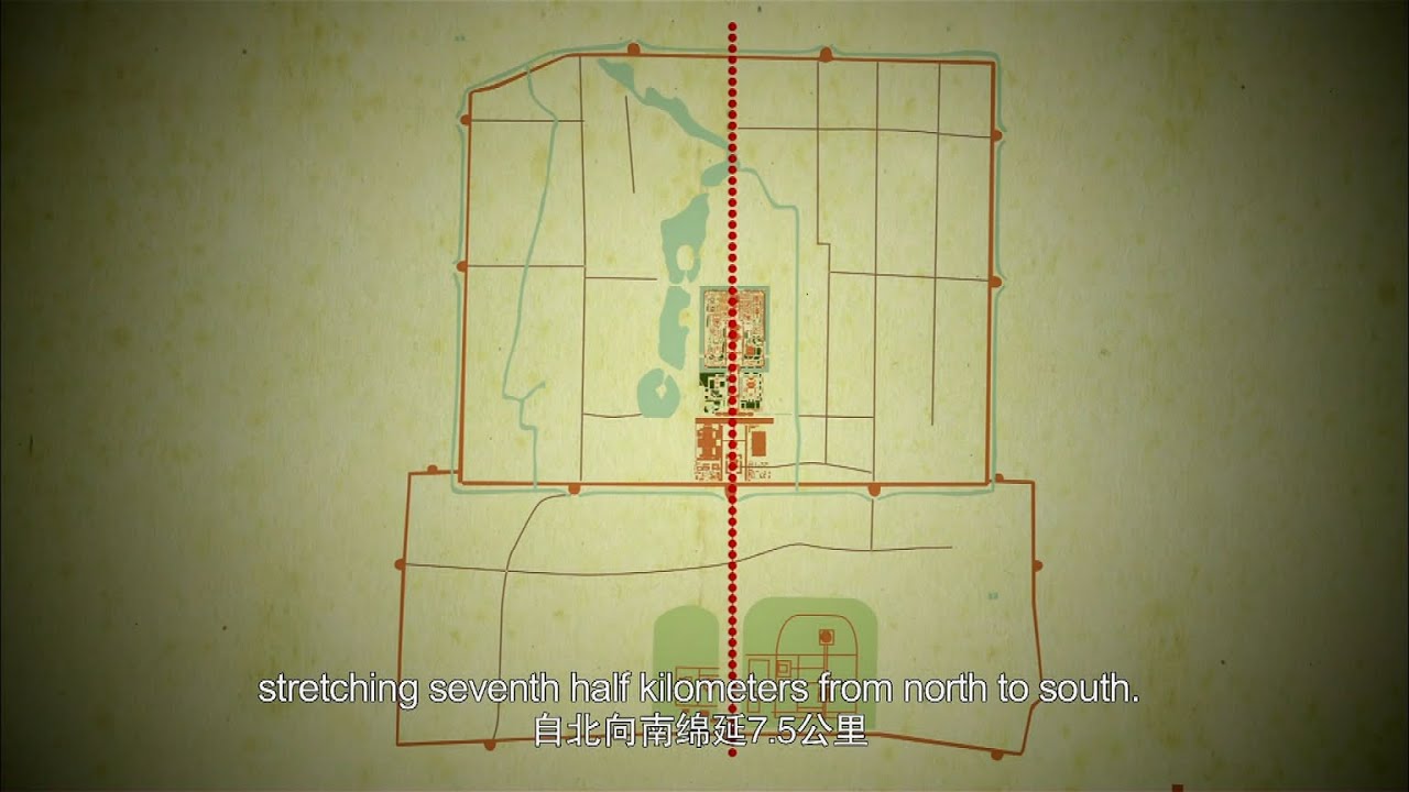 Secrets of China's Forbidden City: North South Axis and Symmetry Layout 建造古代皇城：南北中轴线和对称格局