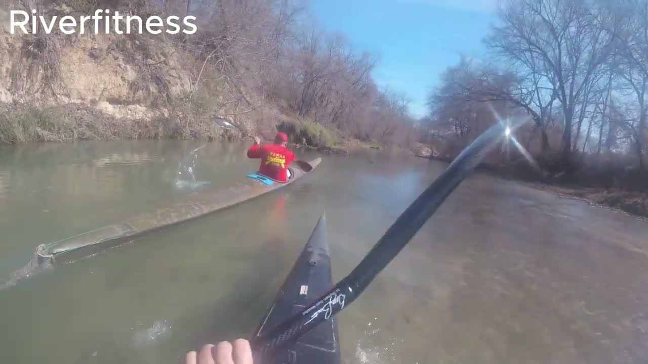 1/30/26 San Marcos River From Fentress to Stairtown in K1's with the new twist paddle.