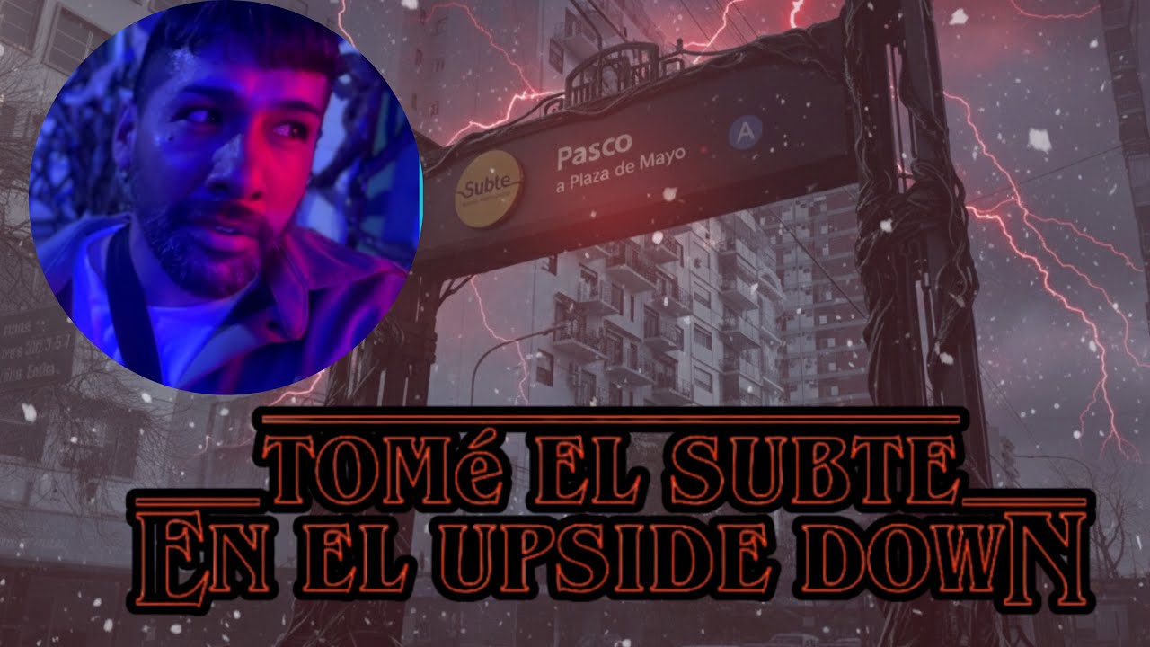 Vecna copó la estación Pasco de la línea A de subte. #strangerthings #netflix 