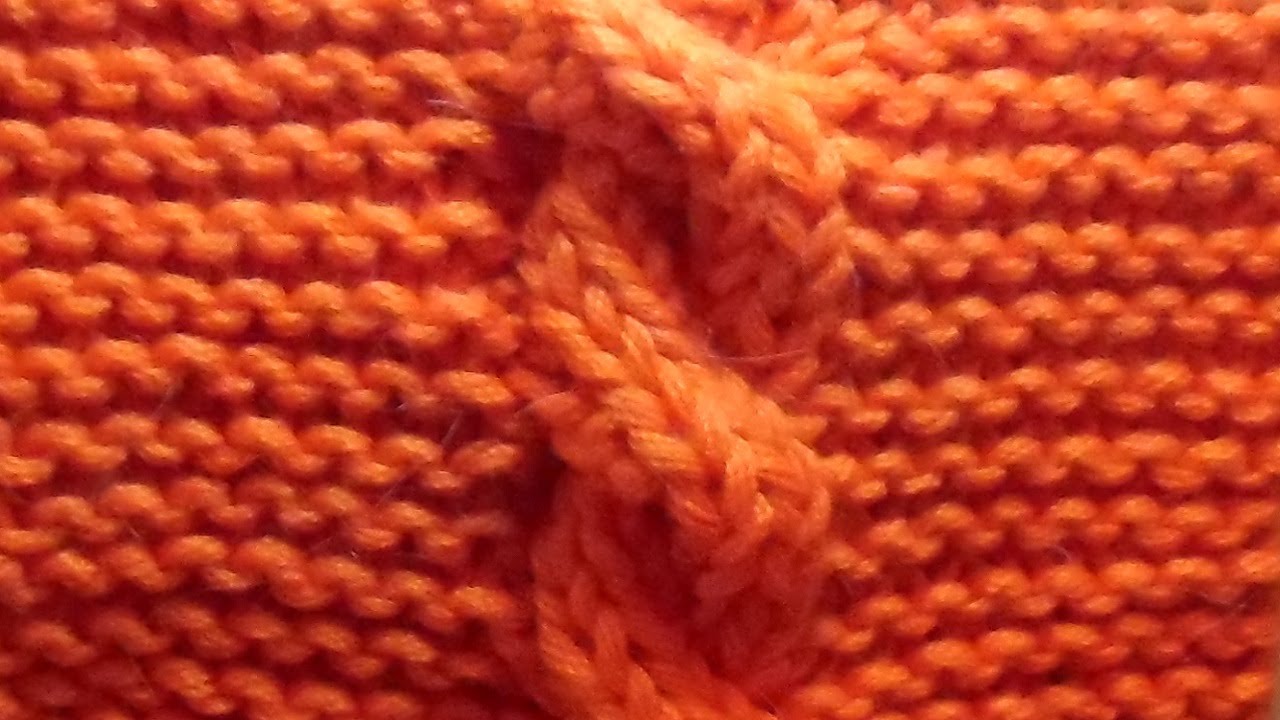 Beidseitiger Zopf - Zopfmuster - Strickmuster