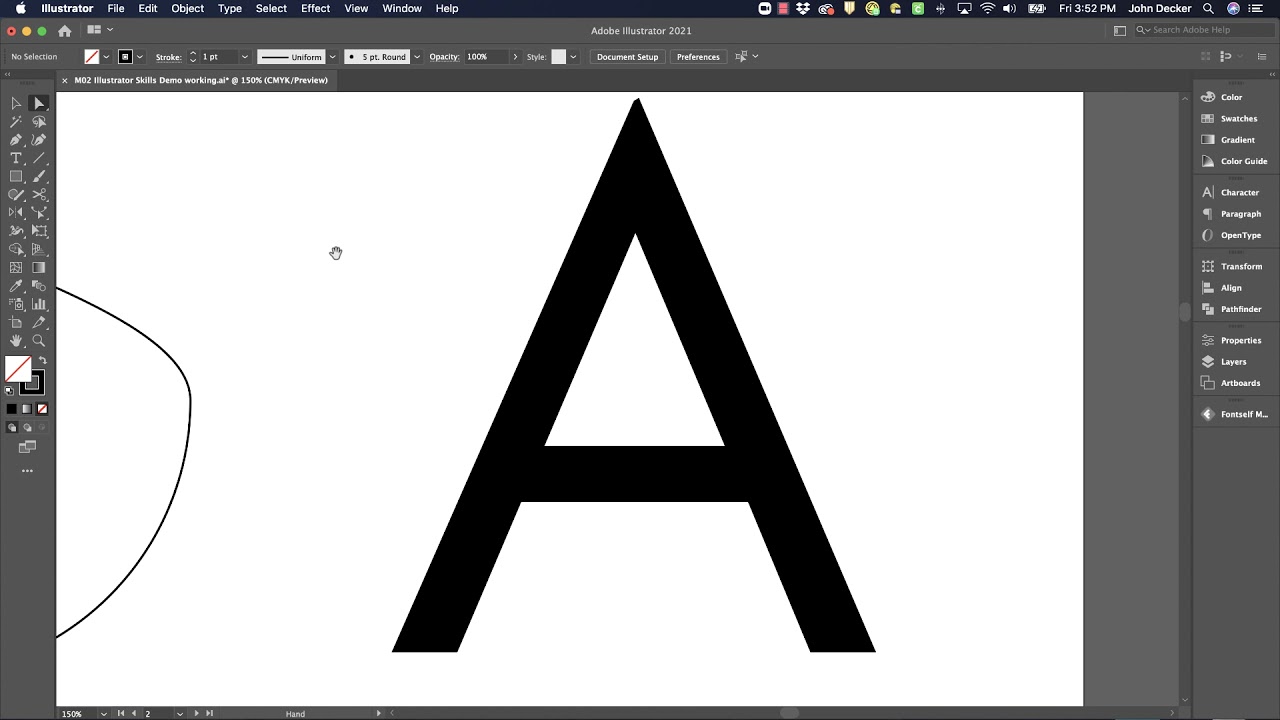 Average and Join in Adobe Illustrator CC