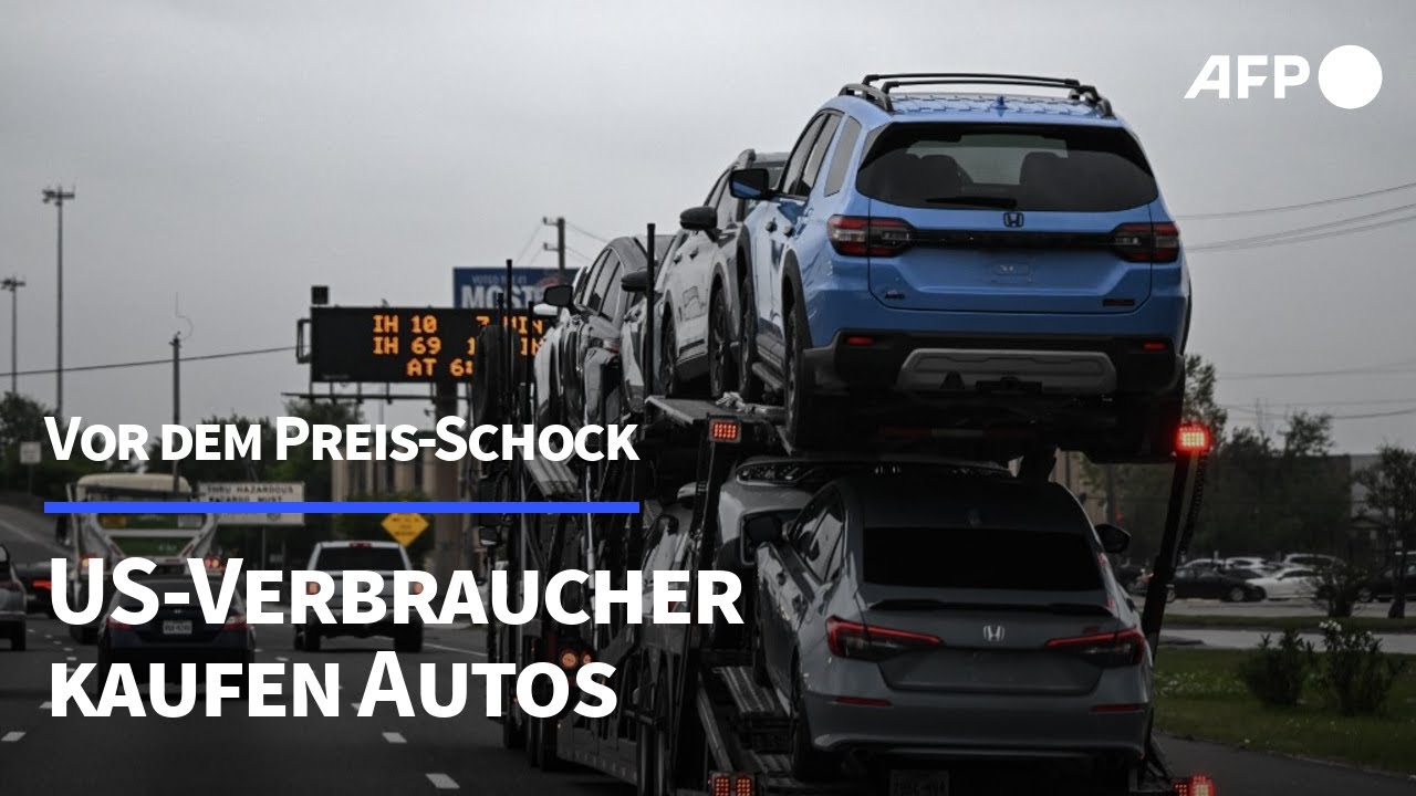 Preisanstieg wegen Zöllen: US-Verbraucher kaufen noch schnell Autos | AFP