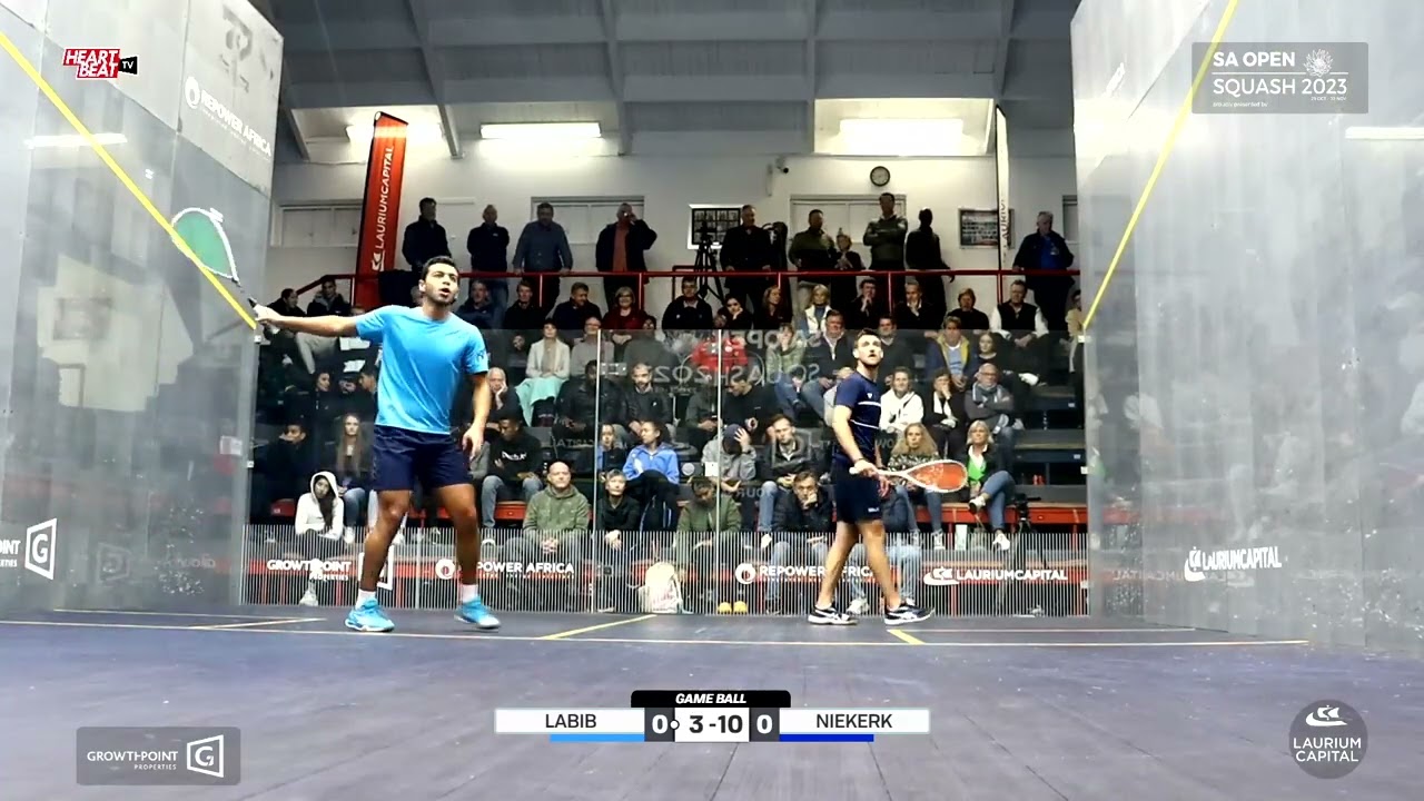 SA Open Squash 2023 Khaled Labib vs Dewald Van Niekerk