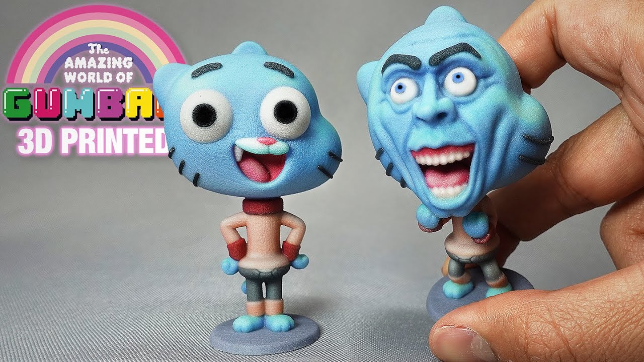Amazing World of Gumball - How to 3D sculpt/Print Gumball Watterson