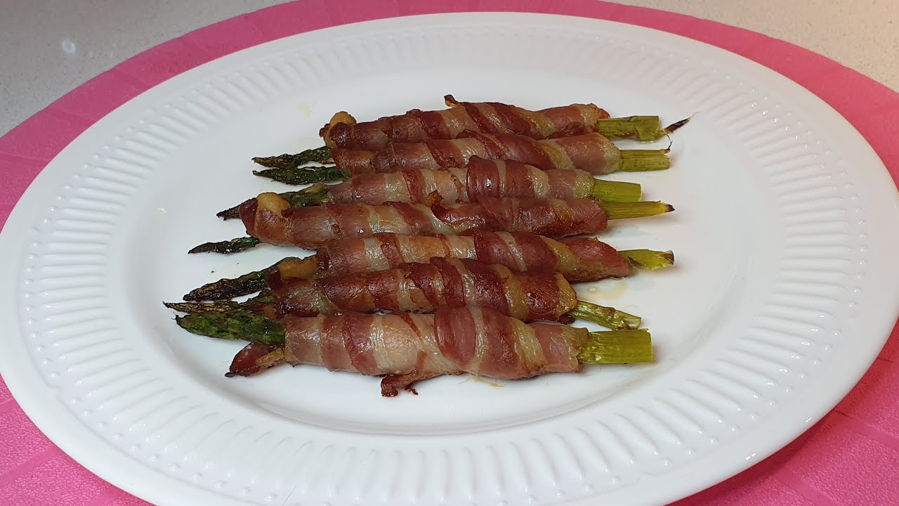ESPÁRRAGOS AL HORNO CON BACON. Faciles y buenissimos. #nuberosaylila