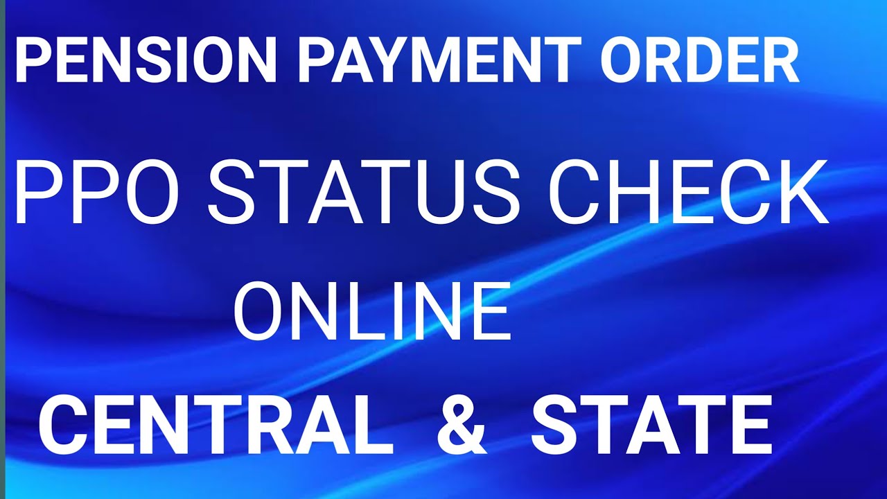 HOW TO CHECK PPO STATUS CHECK ONLINE ।।