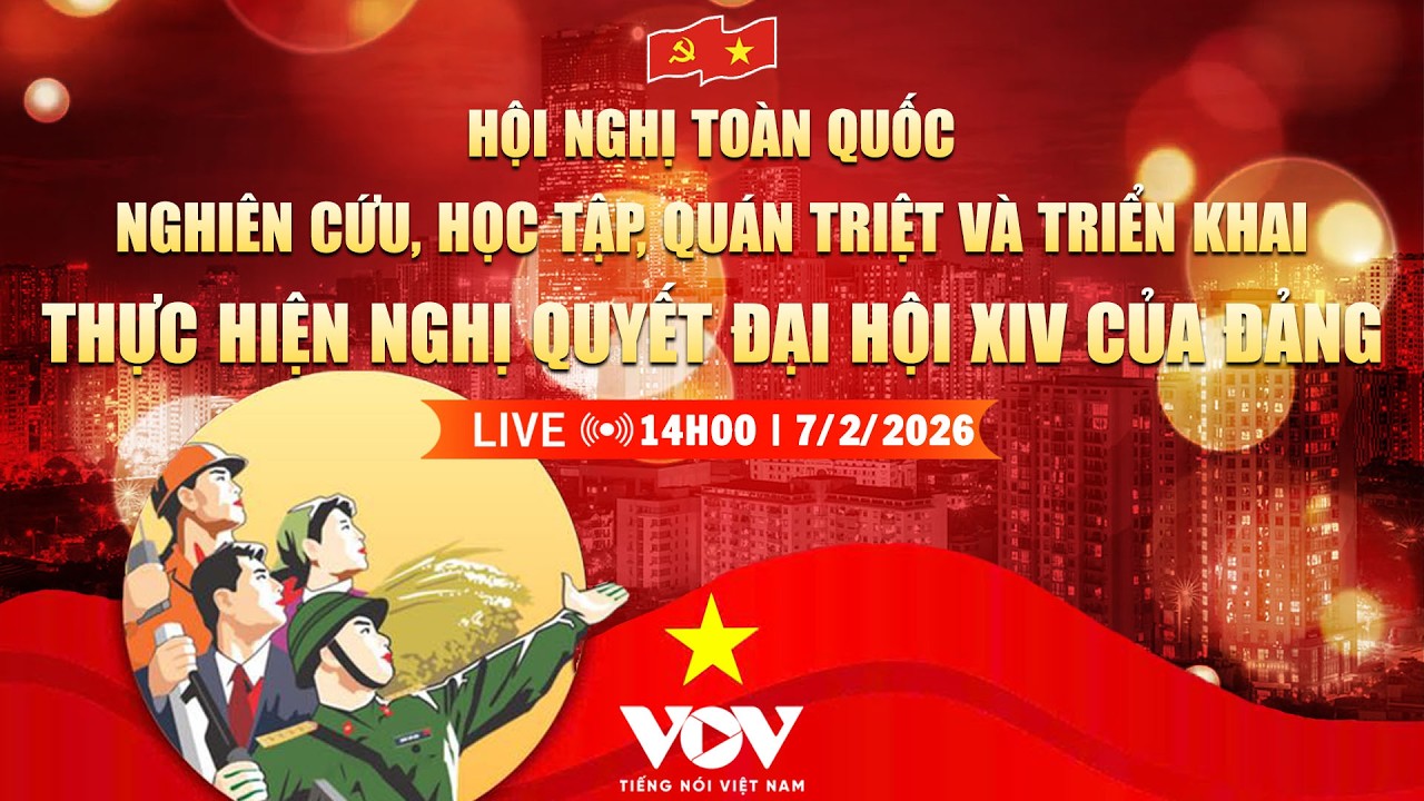 🔴TRỰC TIẾP: Hội nghị toàn quốc nghiên cứu, triển khai thực hiện Nghị quyết Đại hội XIV của Đảng