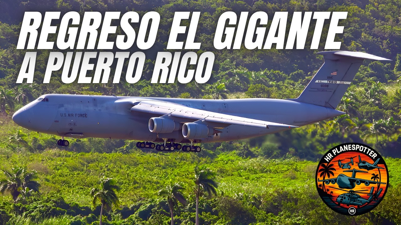 🚨 EEUU ENVÍA OTRA VEZ EL C-5 GALAXY A PUERTO RICO | AUMENTA FLUJO MILITAR