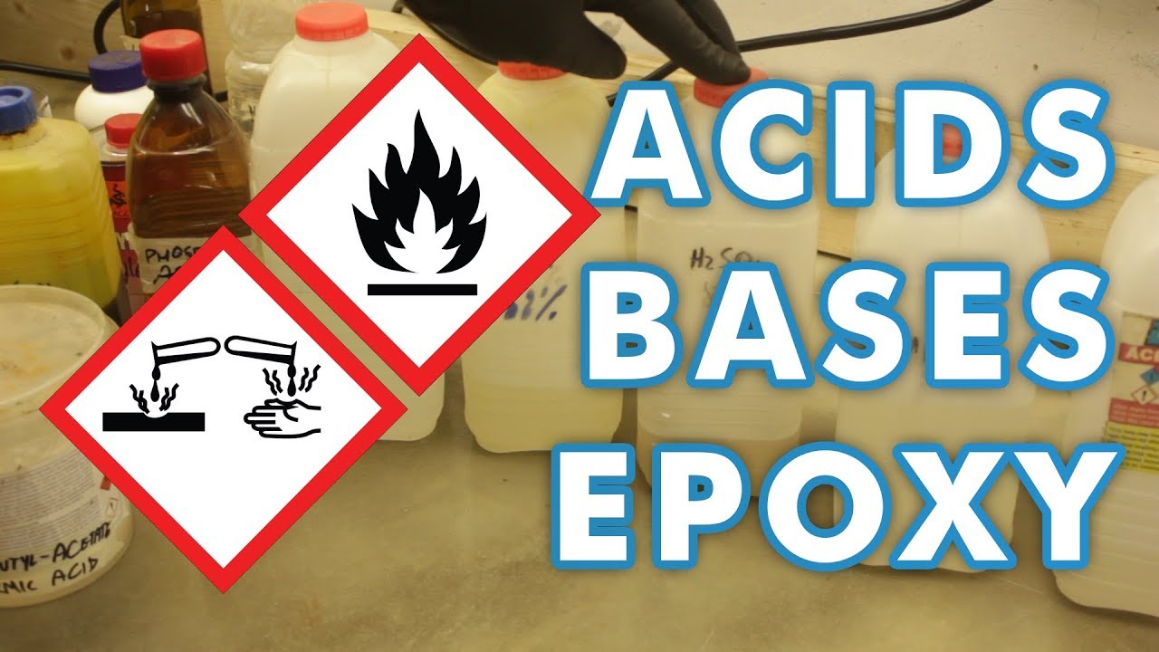 Testing Acids, Bases and Solvents on my Epoxy Resin Workbench