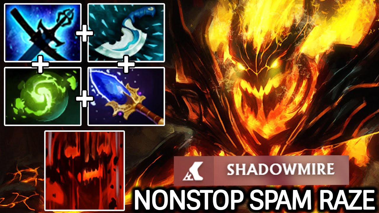 Shadow Fiend Goes Full Mage Build – Nonstop spam Shadowraze Dota 2