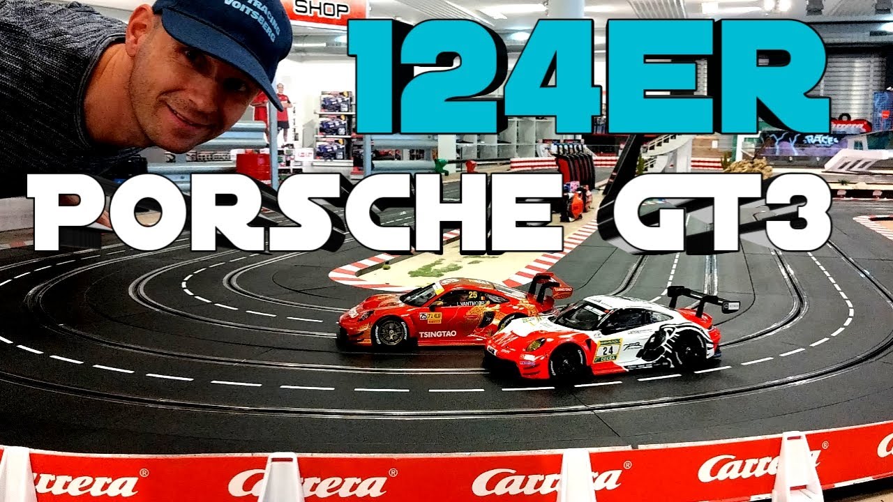 Carrera Digital 124 Porsche GT3 Lionsspeed und Macau Racing!!!!!! Vorab Test
