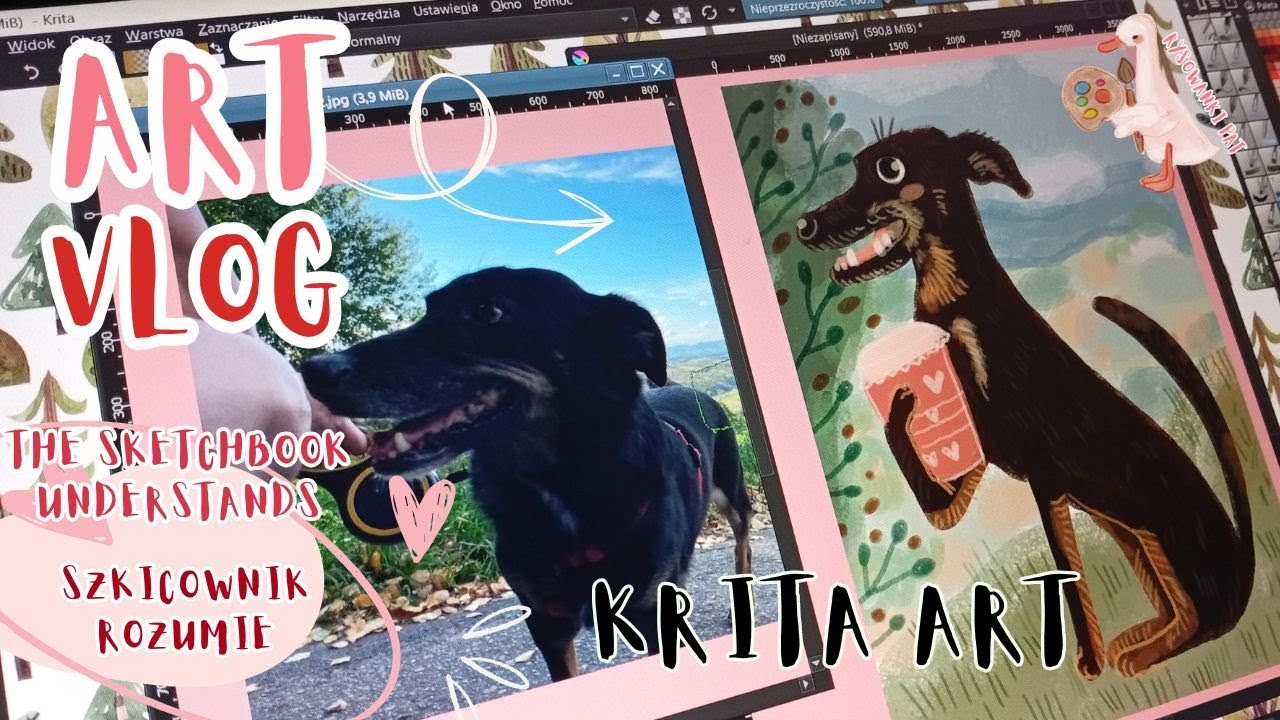 Rysuje pieska na zlecenie 🍄🐶✏️ szanujcie swoje pieski 🐶❤ 