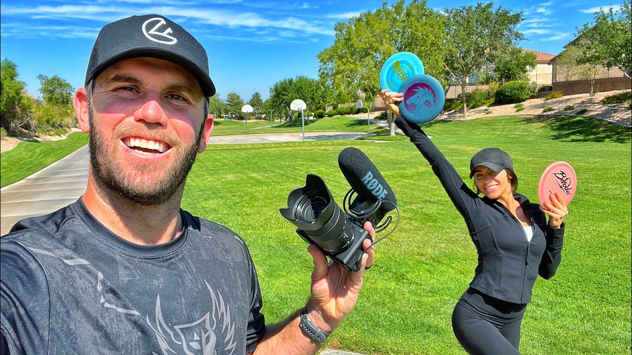 PLAYING DISC GOLF IN VEGAS WITH KELSEY!!