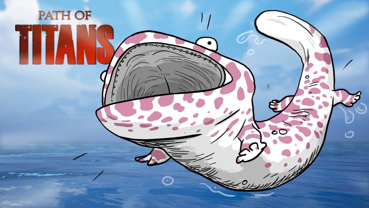 Pink Angry Noodle | Giant Salamander gameplay | Path of titans